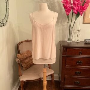 Ginia RTW Pink Spaghetti Strap Top